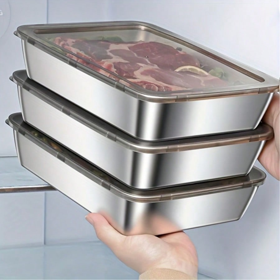 Meal Prep Lunch - Conjunto de 6 Peças (3 Caixas