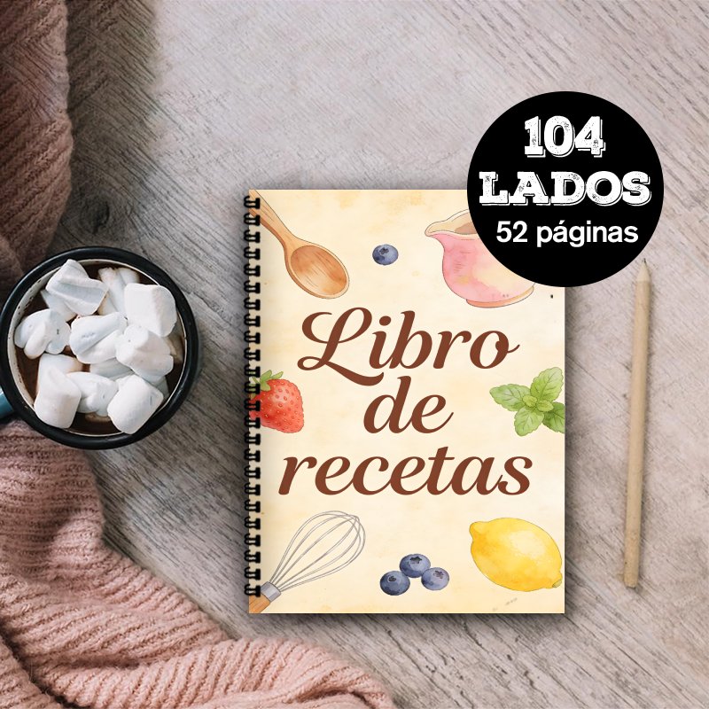 Meal Prep Recipes Healthy - Livro de Receitas em Espanhol A5,