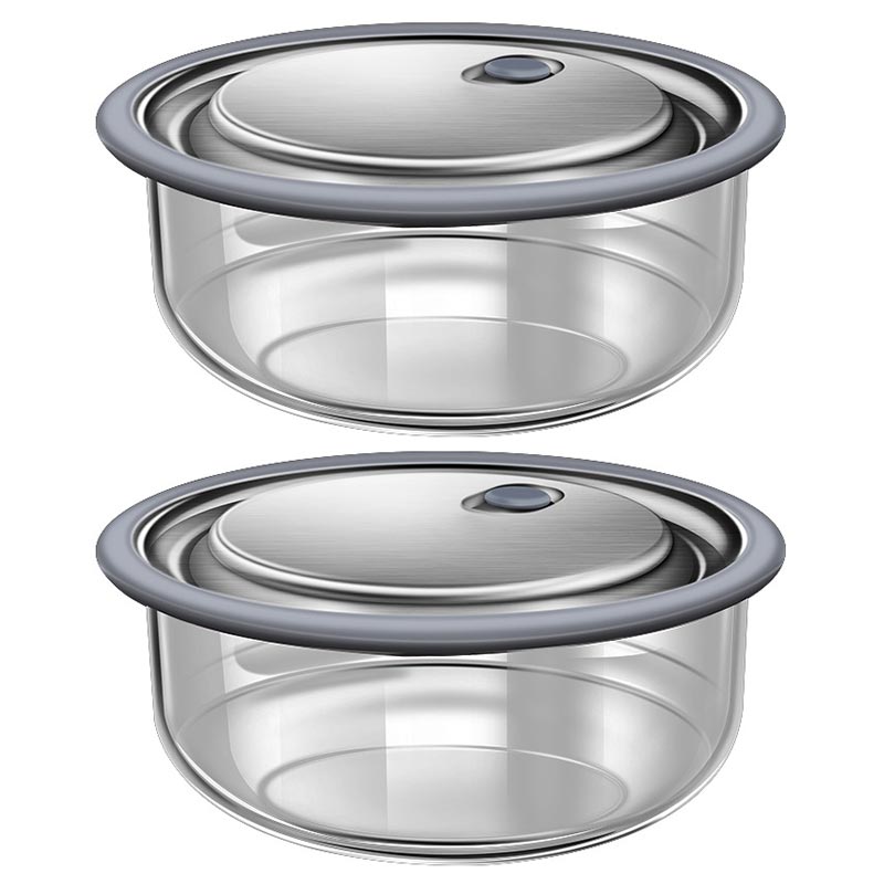 Meal Prep Glass Containers Oven Safe - Lancheira de vidro de borosilicato alto