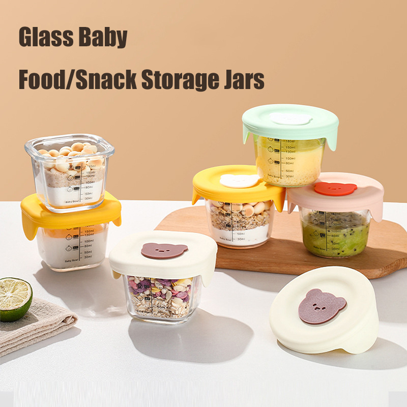 Meal Prep Glass Containers Oven Safe - Frascos de vidro para armazenamento de