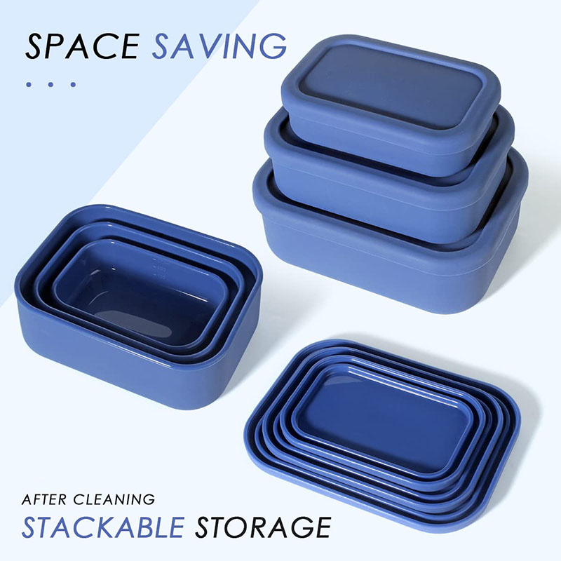 Meal Prep Lunch Boxes - Caixa de almoço Bento resistente a