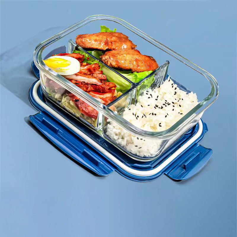 Meal Prep Glass Containers Oven Safe - Novo estilo lancheira de vidro 1050ml