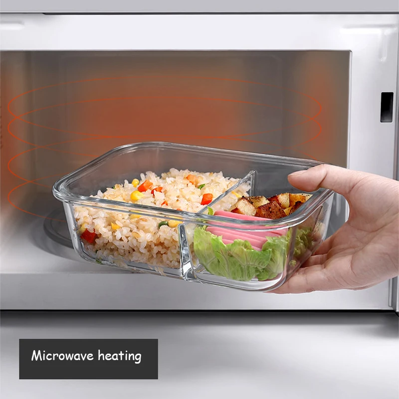 Lancheira de vidro selada, cai - Meal Prep Glass Containers Oven Safe avaliação e preço