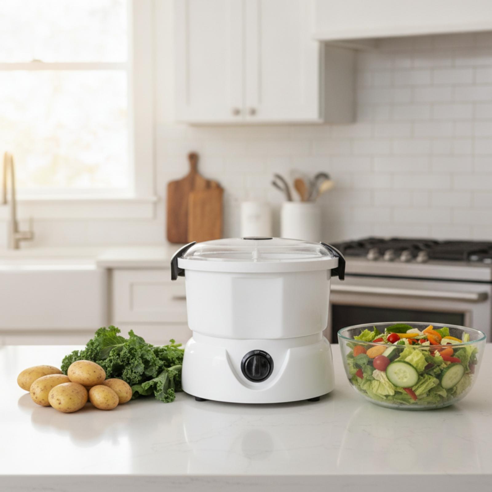 Máquina Automática de Descasca - Meal Prep With Potatoes avaliação e preço