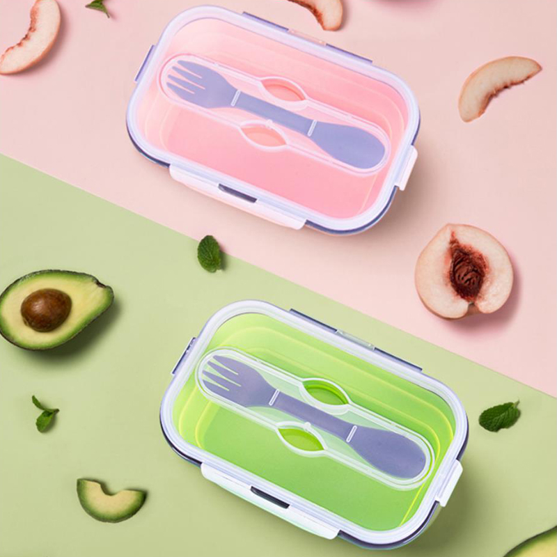 Caixa de comida dobrável portá - Meal Prep Lunch Boxes avaliação e preço