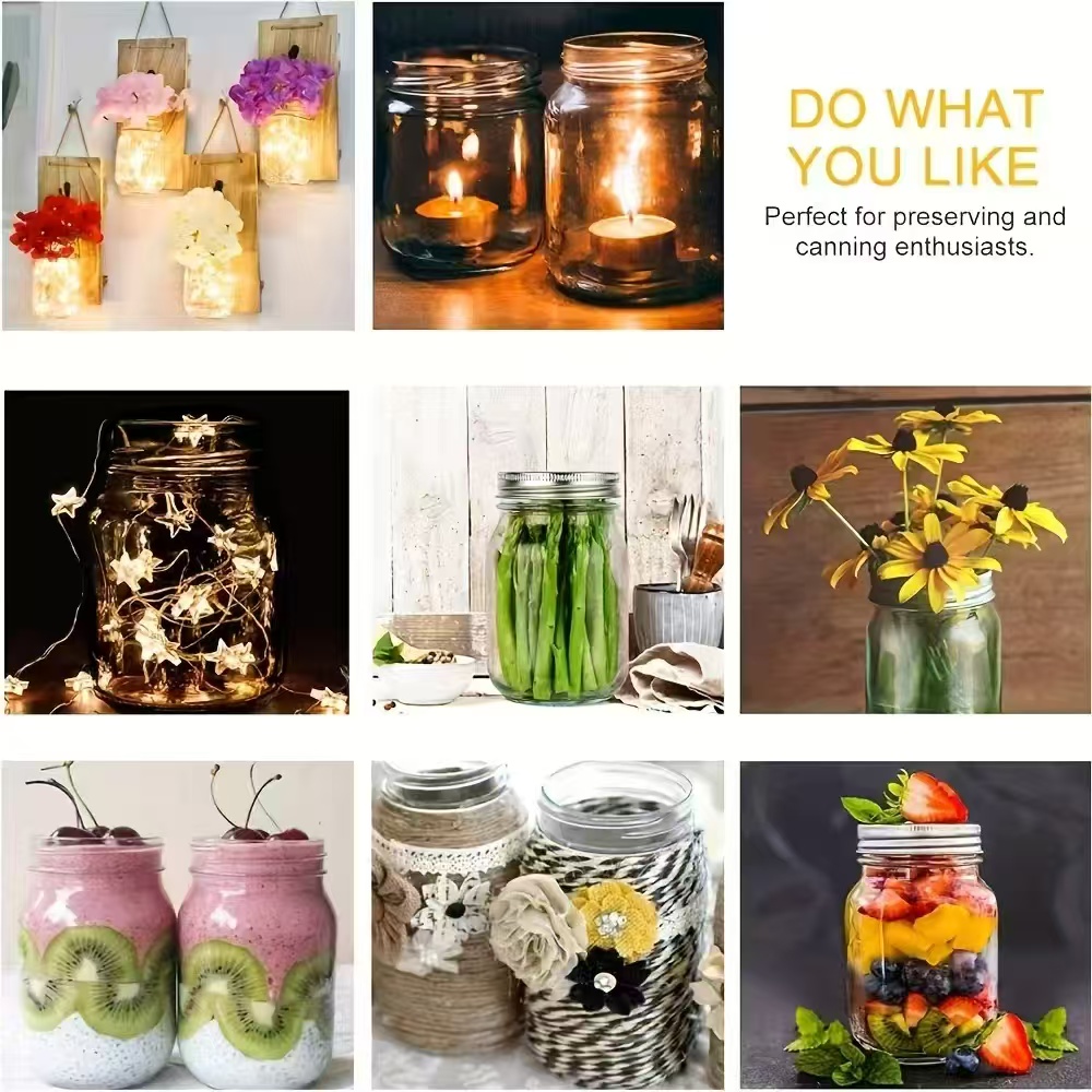 Conjunto de 6 ou 12 Potes de V - Salad Container Jar avaliação e preço