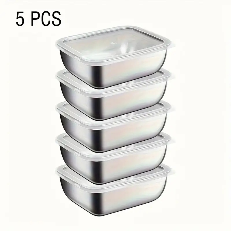 Conjunto de 5 Recipientes de A - Meal Prep Lunch Boxes avaliação e preço