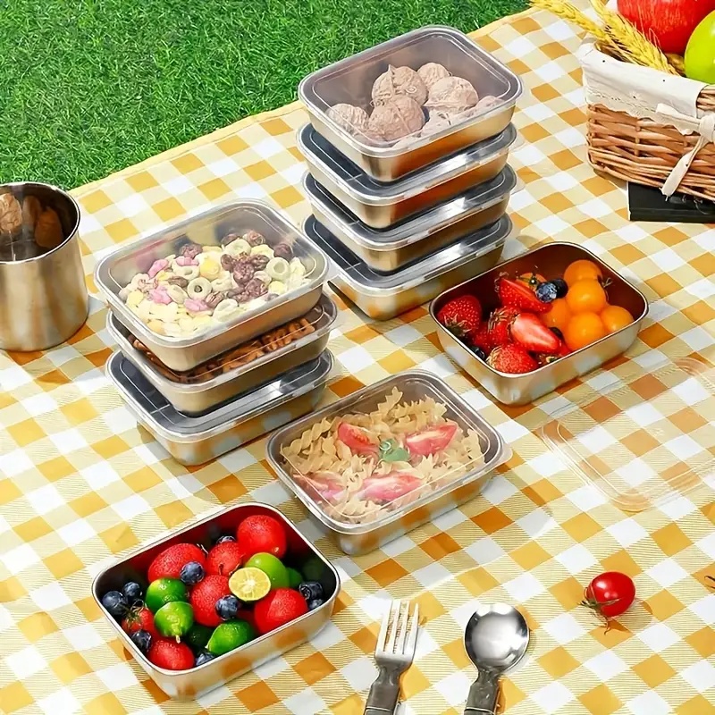 Conjunto de 5 Recipientes de A - Meal Prep Lunch Boxes avaliação e preço