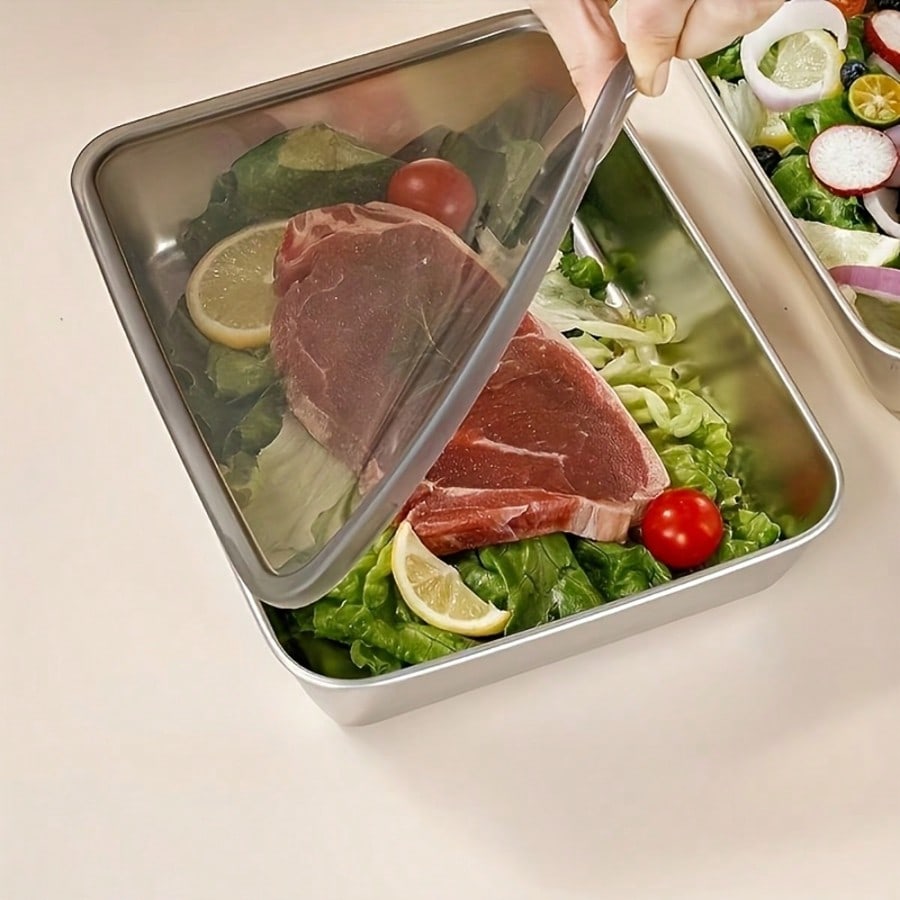 Conjunto de 6 Peças (3 Caixas  - Meal Prep Lunch avaliação e preço