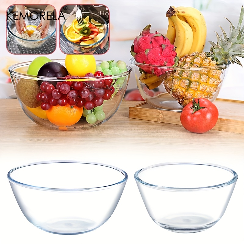 Tigela de mistura profunda, ti - Meal Prep Glass Containers Oven Safe avaliação e preço