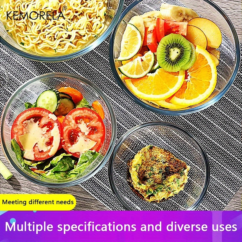Tigela de mistura profunda, ti - Meal Prep Glass Containers Oven Safe avaliação e preço