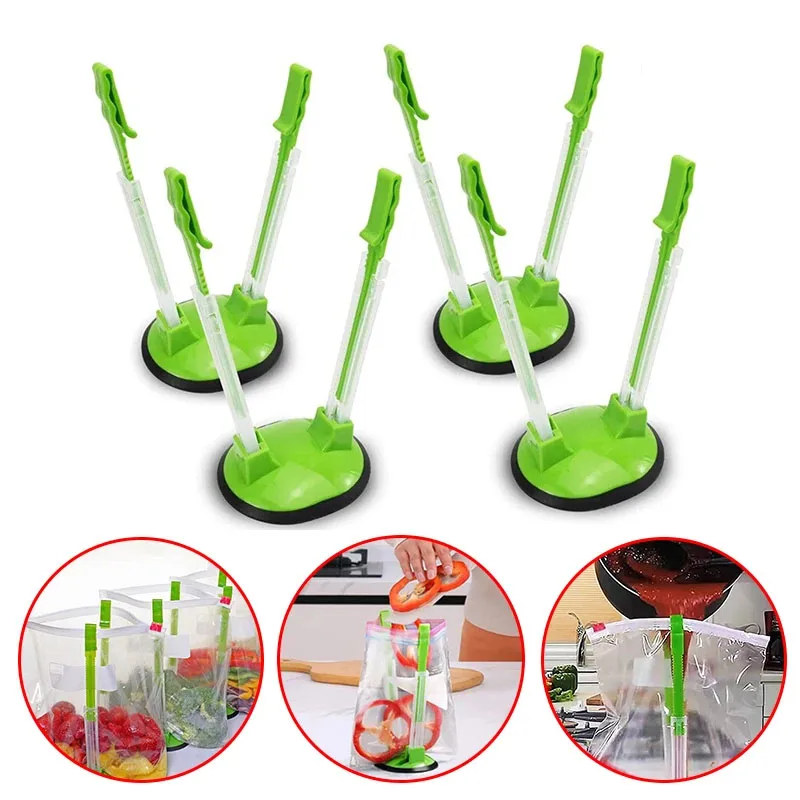 Suporte ajustável para sacos d - Meal Prep Ziplock avaliação e preço