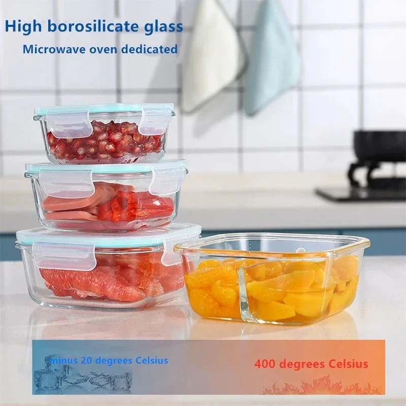 Caixa de Vidro para Conservaçã - Meal Prep Glass Containers Oven Safe avaliação e preço