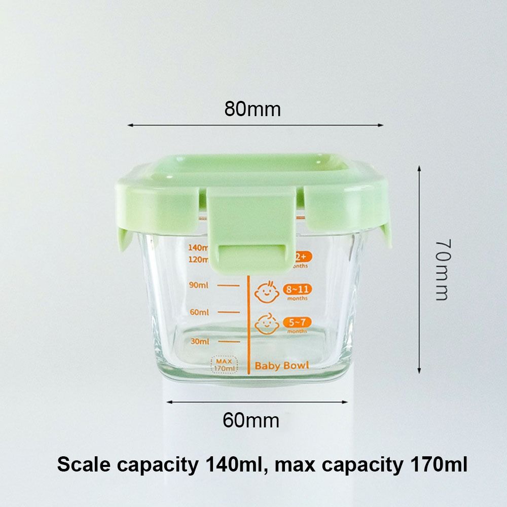 Novo 170ml caixa de armazename - Meal Prep Glass Containers Oven Safe avaliação e preço