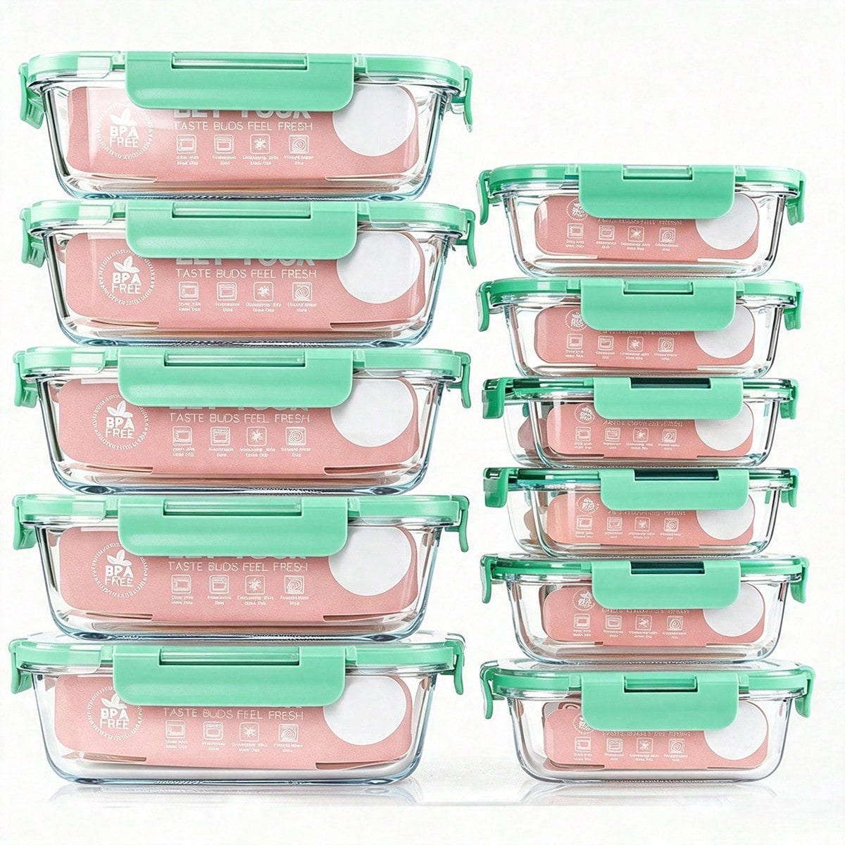 Conjunto de 10 Recipientes de  - Meal Prep Lunch avaliação e preço