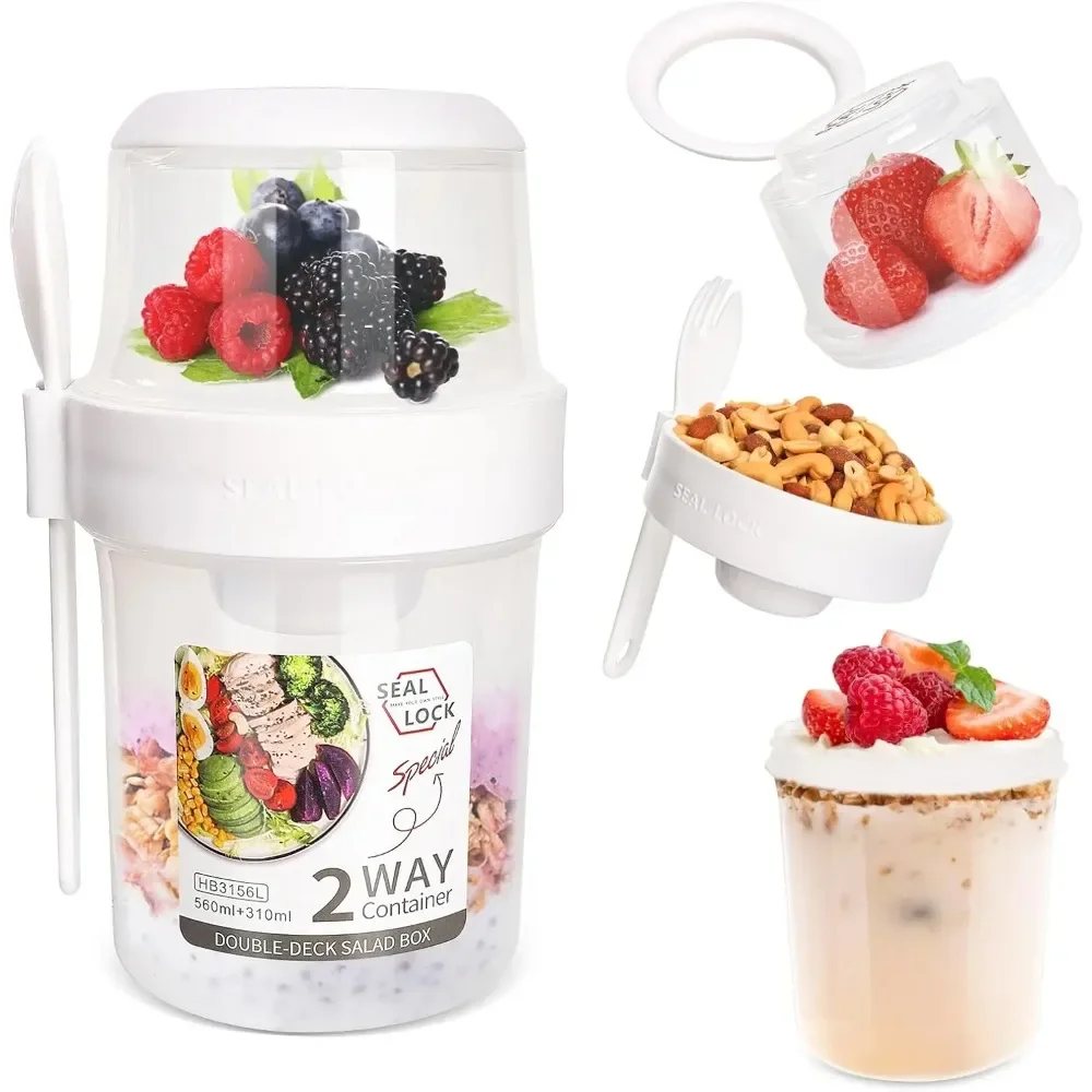 Copo de salada copos de café d - Salad Container Jar avaliação e preço