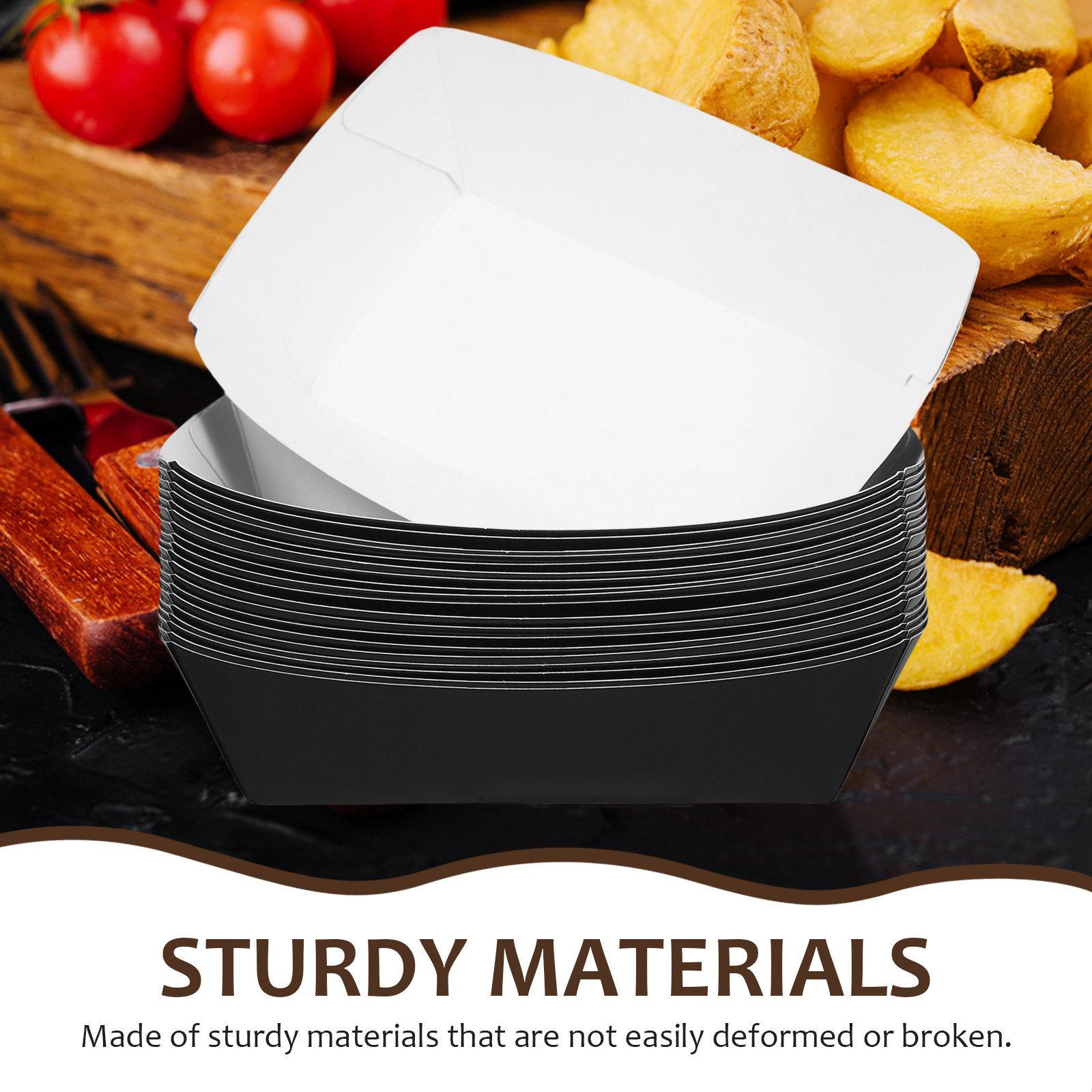 20 Peças de Caixas de Papel Kr - Meal Prep Chicken Wings avaliação e preço