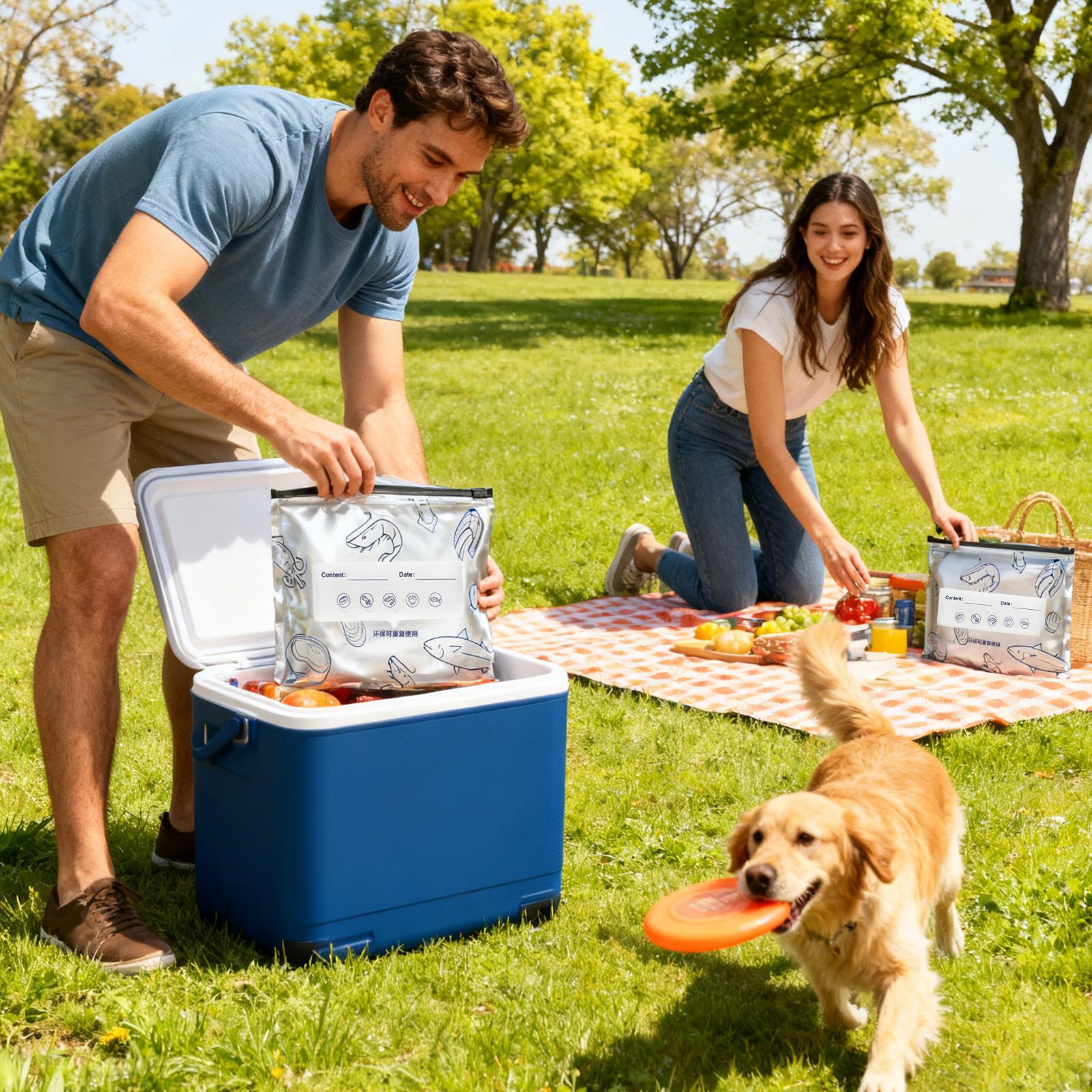 Sacos de armazenamento de alum - Meal Prep Ziplock avaliação e preço
