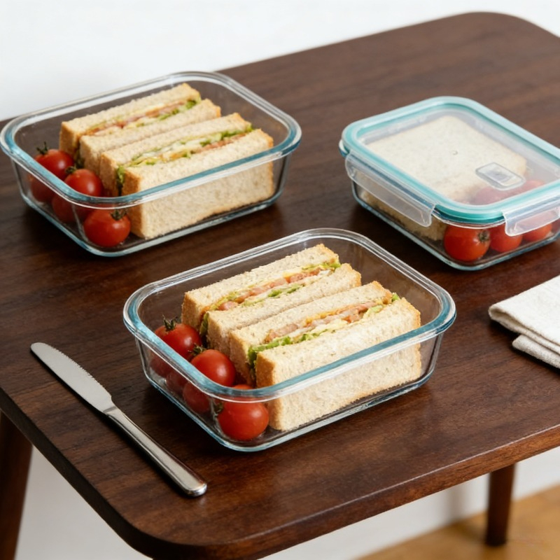 Tigela de Vidro Borossilicato  - Meal Prep Glass Containers Oven Safe avaliação e preço