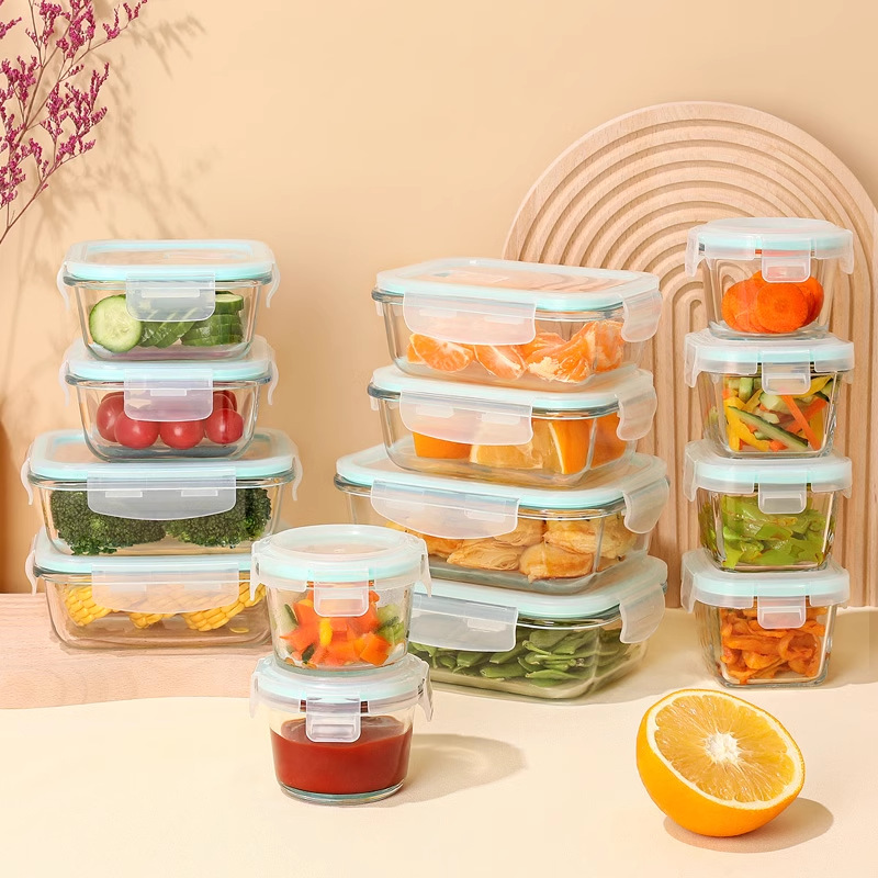 Tigela de Vidro Borossilicato  - Meal Prep Glass Containers Oven Safe avaliação e preço