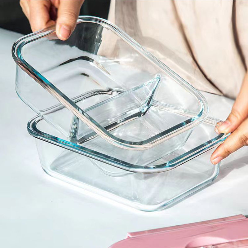Novo estilo lancheira de vidro - Meal Prep Glass Containers Oven Safe avaliação e preço