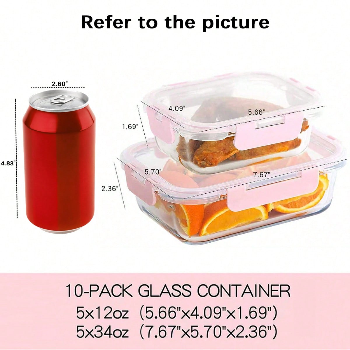 Conjunto de 10 Recipientes de  - Meal Prep Lunch avaliação e preço