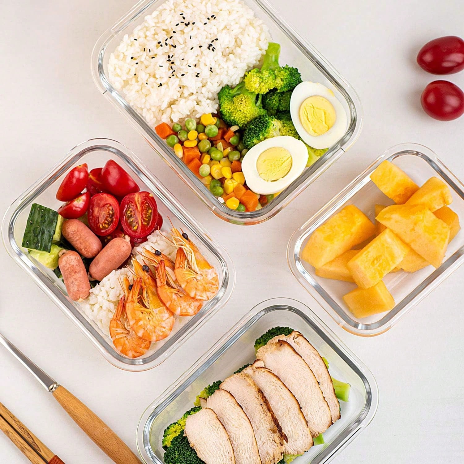 Conjunto de 10 Recipientes de  - Meal Prep Lunch avaliação e preço