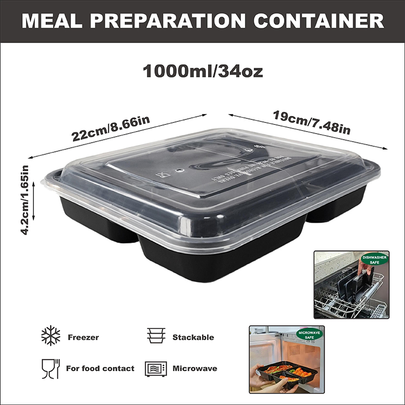 Recipientes para Preparação de - Meal Prep Lunch avaliação e preço