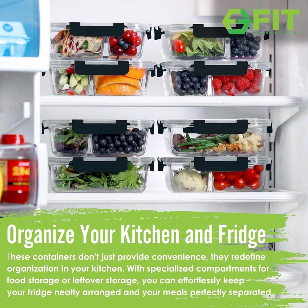 Recipientes para Preparação de - Meal Prep Glass Containers Oven Safe avaliação e preço